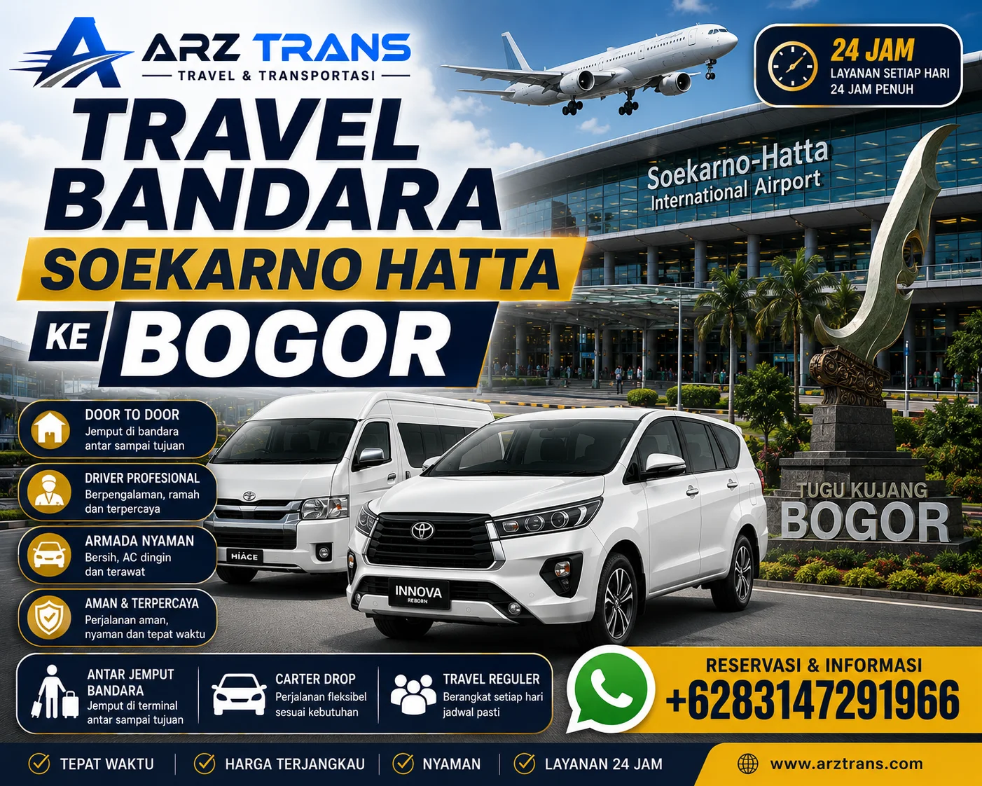 Travel Bandara Soekarno Hatta Bogor