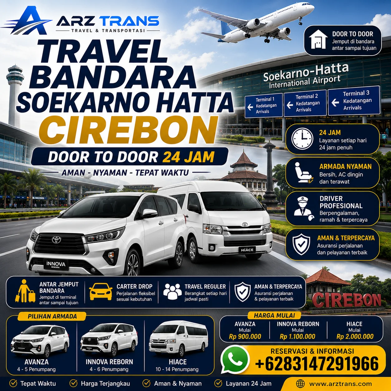 Travel Bandara Soekarno Hatta Cirebon