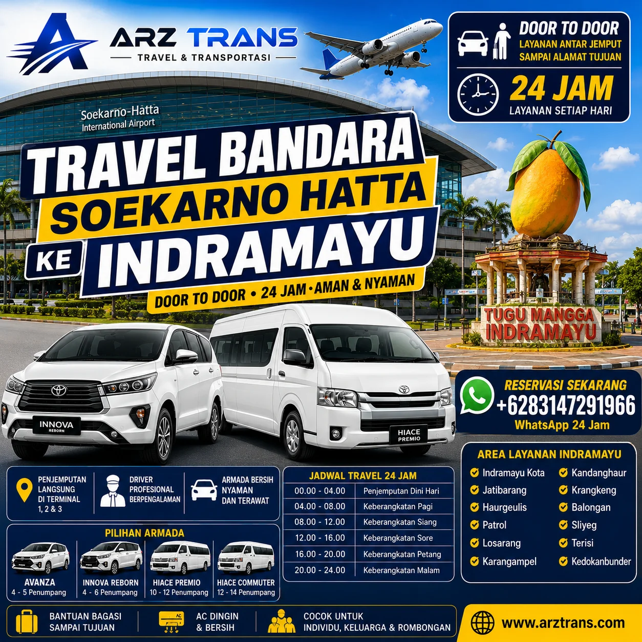 Travel Bandara Soekarno Hatta Indramayu