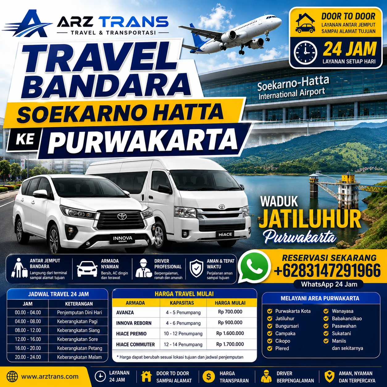 Travel Bandara Soekarno Hatta Purwakarta