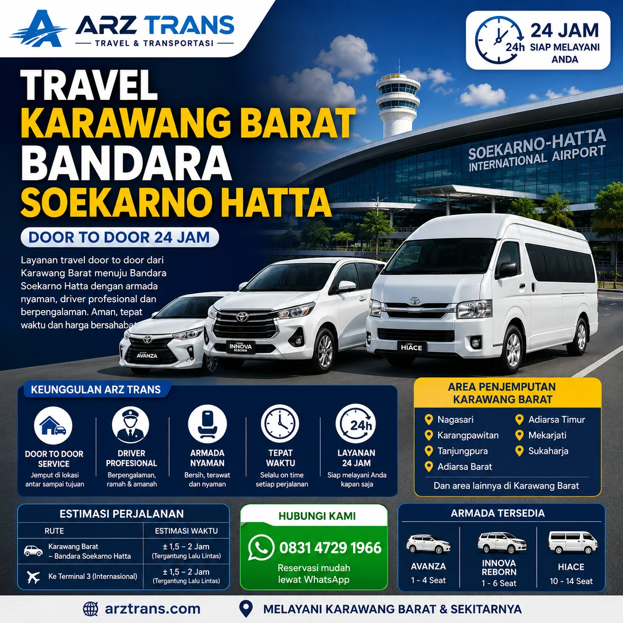 Travel Karawang Barat Bandara Soekarno Hatta Eksekutif