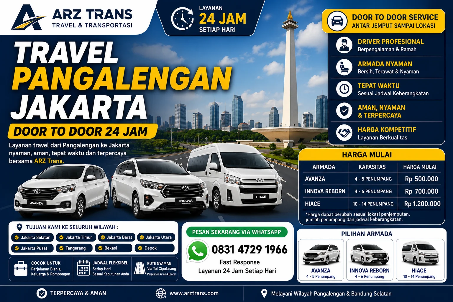 Travel Pangalengan Jakarta Door To Door