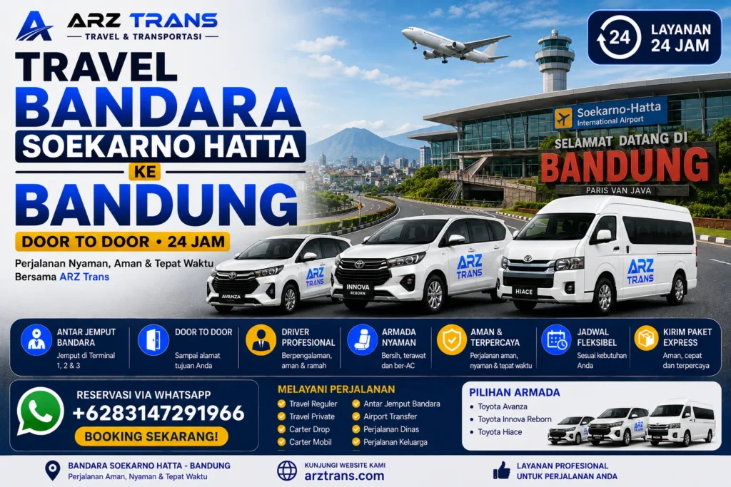 travel bandara soekarno hatta bandung arz trans